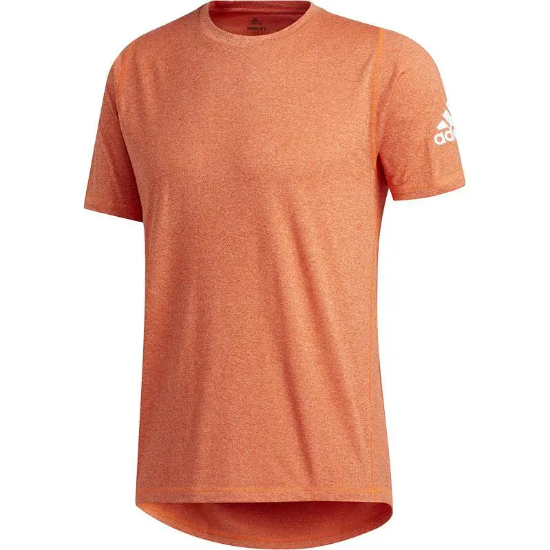 Adidas T-Shirts Men's Orange Crew Neck Moderate