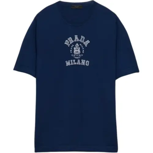 PRADA T Shirt Men's Marine Blue