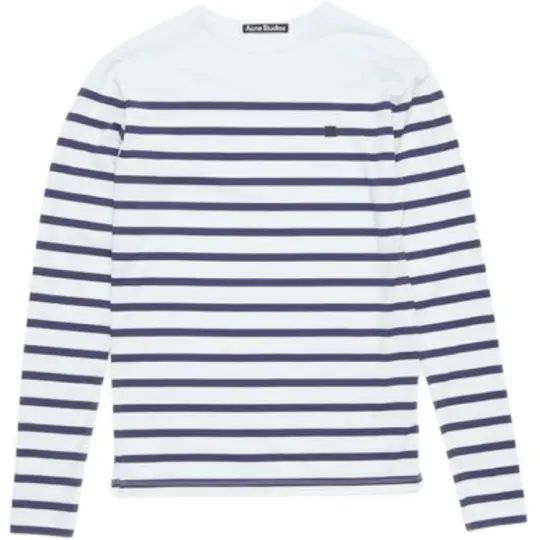 Acne Studios Striped Long Sleeve T Shirt