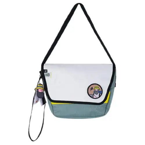 New Balance Unisex Fabric Crossbody Bag Unisex White/Green