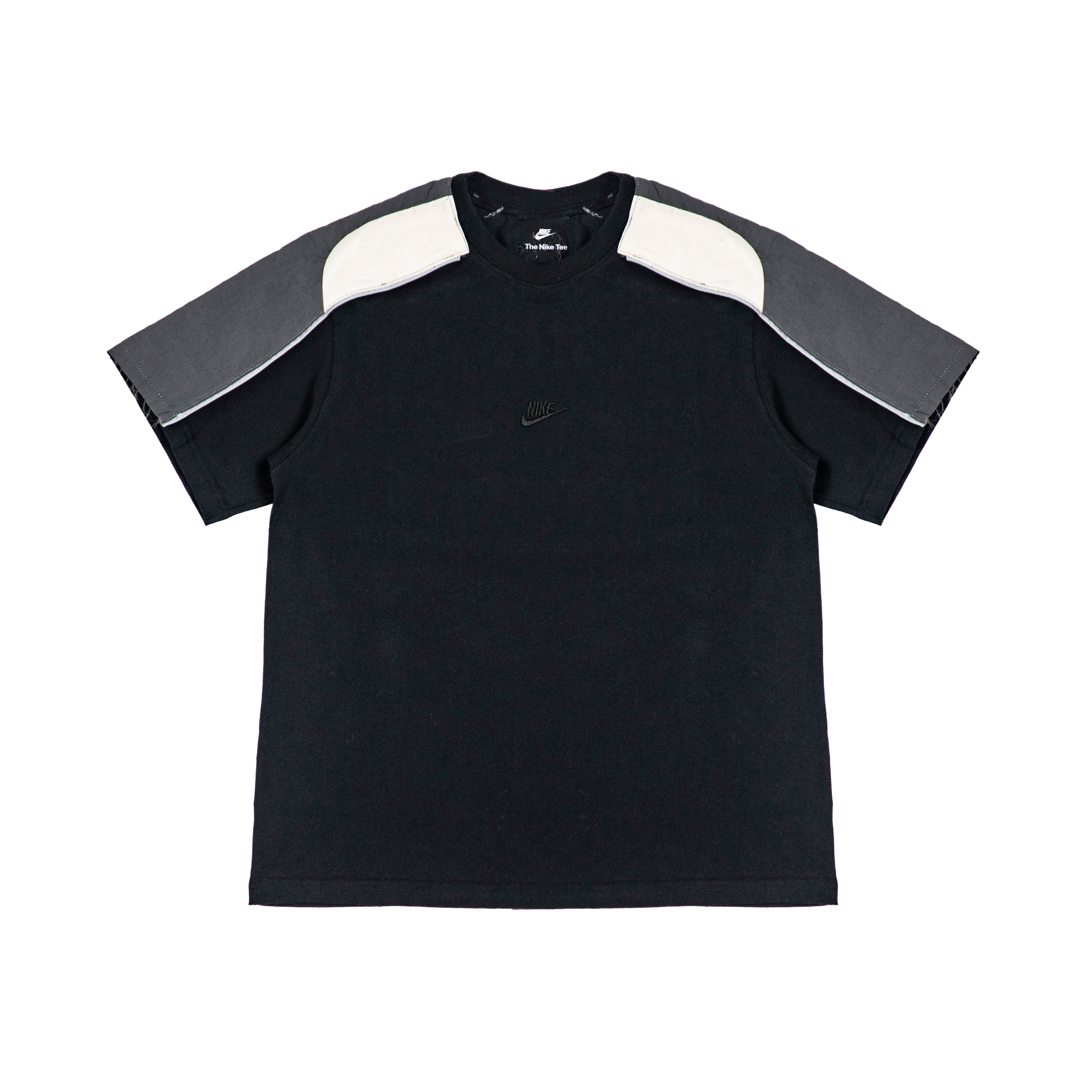 Nike, uniform, retroreflective black short sleeve T-shirt for leisure for men and women, custom-made, oversize