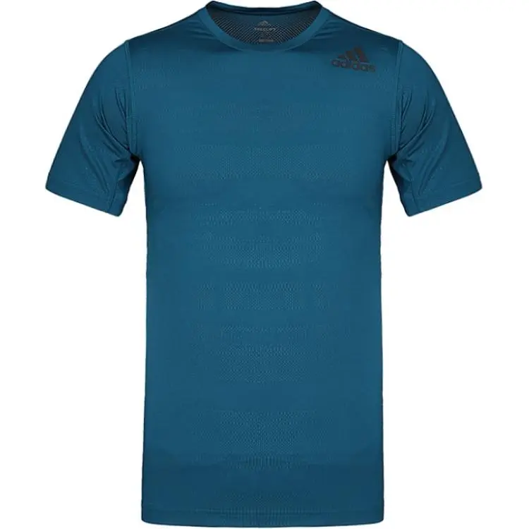 Adidas T-Shirts Men's Green Crew Neck Moderate