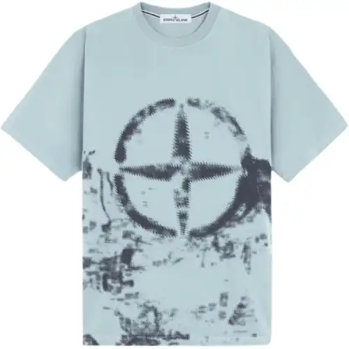 STONE ISLAND Compass-print T-shirt