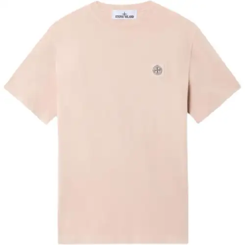 STONE ISLAND Logo Patch Short Sleeved T Shirt