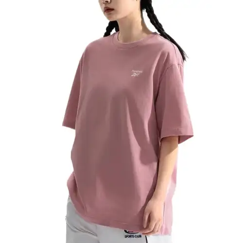 Reebok T Shirt Unisex Light Pink