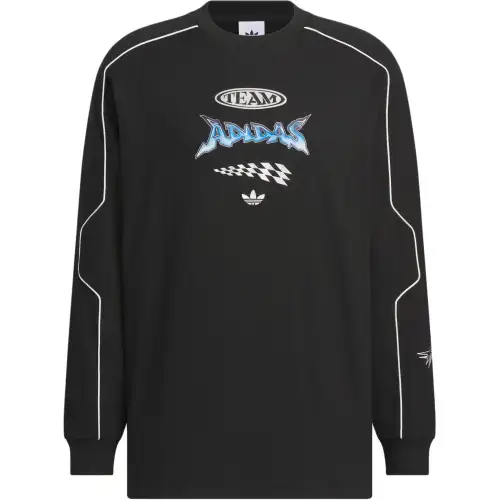 Adidas Originals V DAY RAC CREW U T Shirt Unisex Black