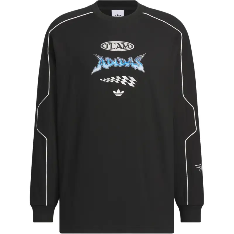 Adidas Originals V DAY RAC CREW U T Shirt Unisex Black