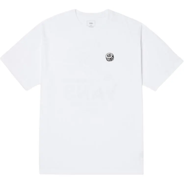 Vans T-Shirts Men's White Crew Neck Moderate