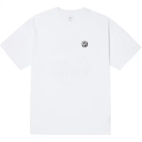 Vans T Shirts Men's White Crew Neck Moderate