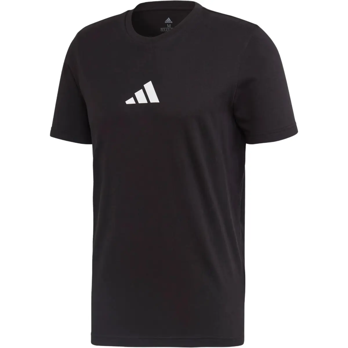 Adidas T-Shirts Men's Black Crew Neck Moderate