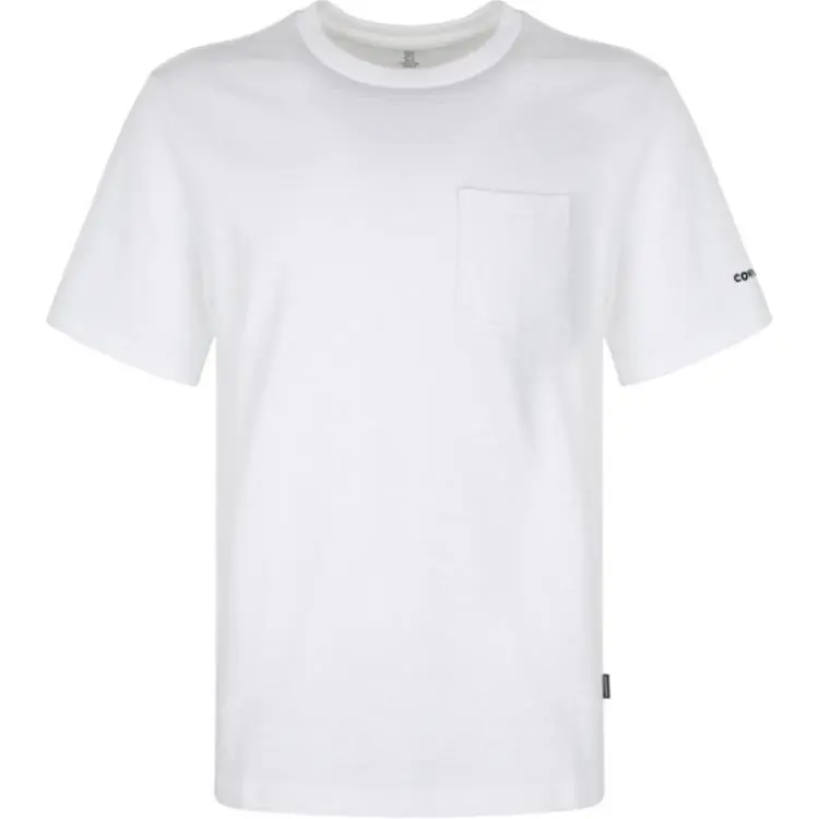 Converse T-Shirts Men's White Crew Neck Moderate
