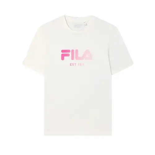 FILA ORIGINALE T Shirt Unisex White Peach Bubble
