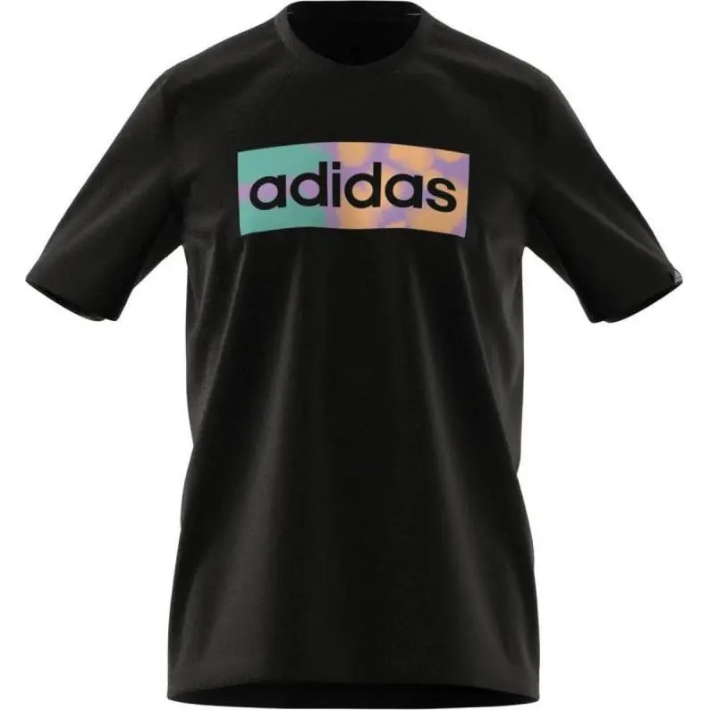 Adidas T-Shirts Men's Black Crew Neck Moderate