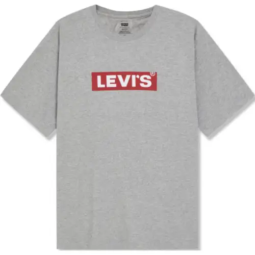 Levis T Shirts Men's Gray Crew Neck Moderate Straight Fit