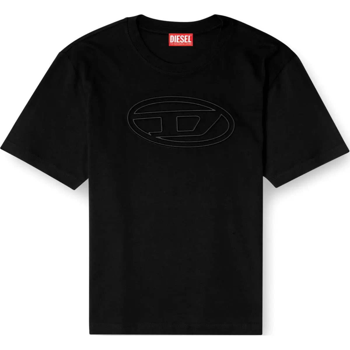 Diesel T-Adjust-Bigoval Embossed Oval D T-Shirt