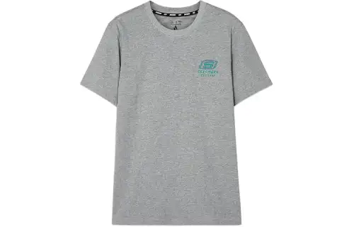 Skechers T Shirt Unisex Medium Heather Gray