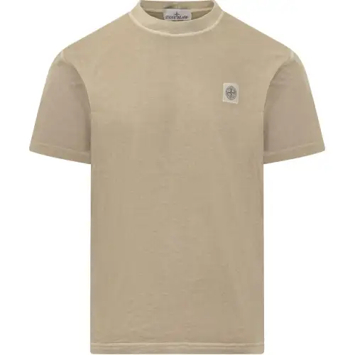 STONE ISLAND Compass Patch Crewneck T Shirt