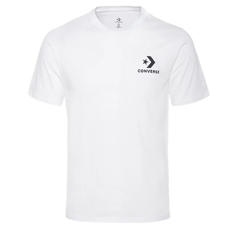 Converse CHEST STARStar Chevron T Shirt Men's White