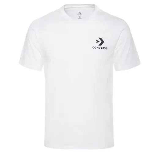 Converse CHEST STARStar Chevron T Shirt Men's White