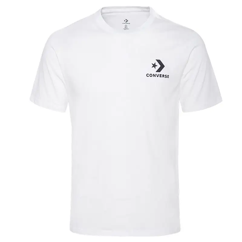 Converse CHEST STARStar Chevron T Shirt Men's White