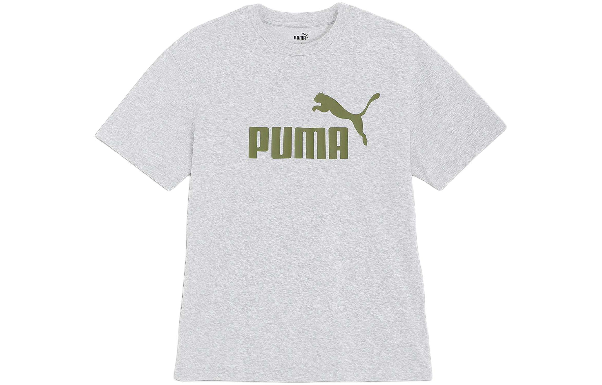 PUMA ESS+MX NO1 T Shirt Men's Gray