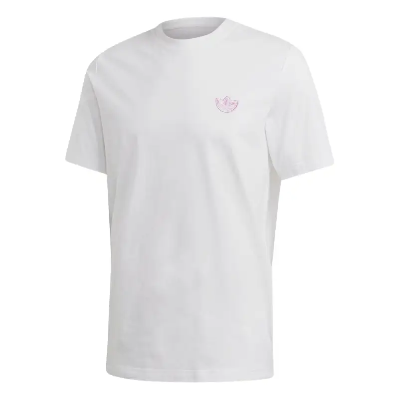 Adidas Originals T Shirt Men's White/Light Purple