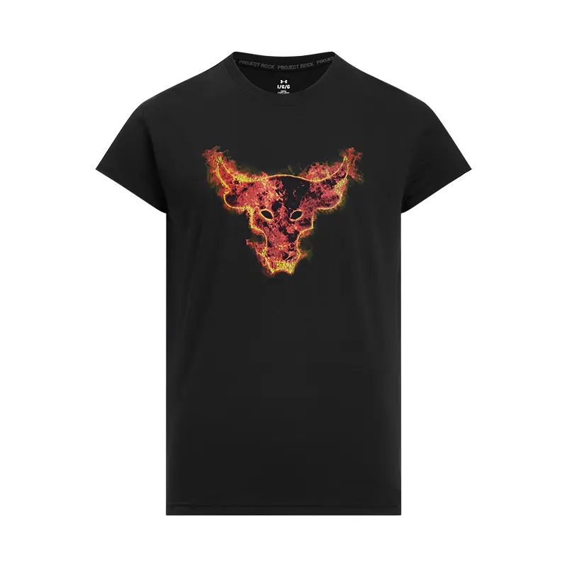 Under Armour Project Rock T Shirt Men's Black
