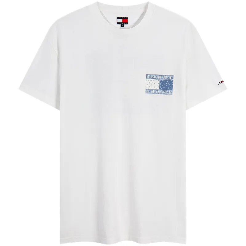 Tommy Hilfiger T-Shirts Men's Crew Neck Moderate
