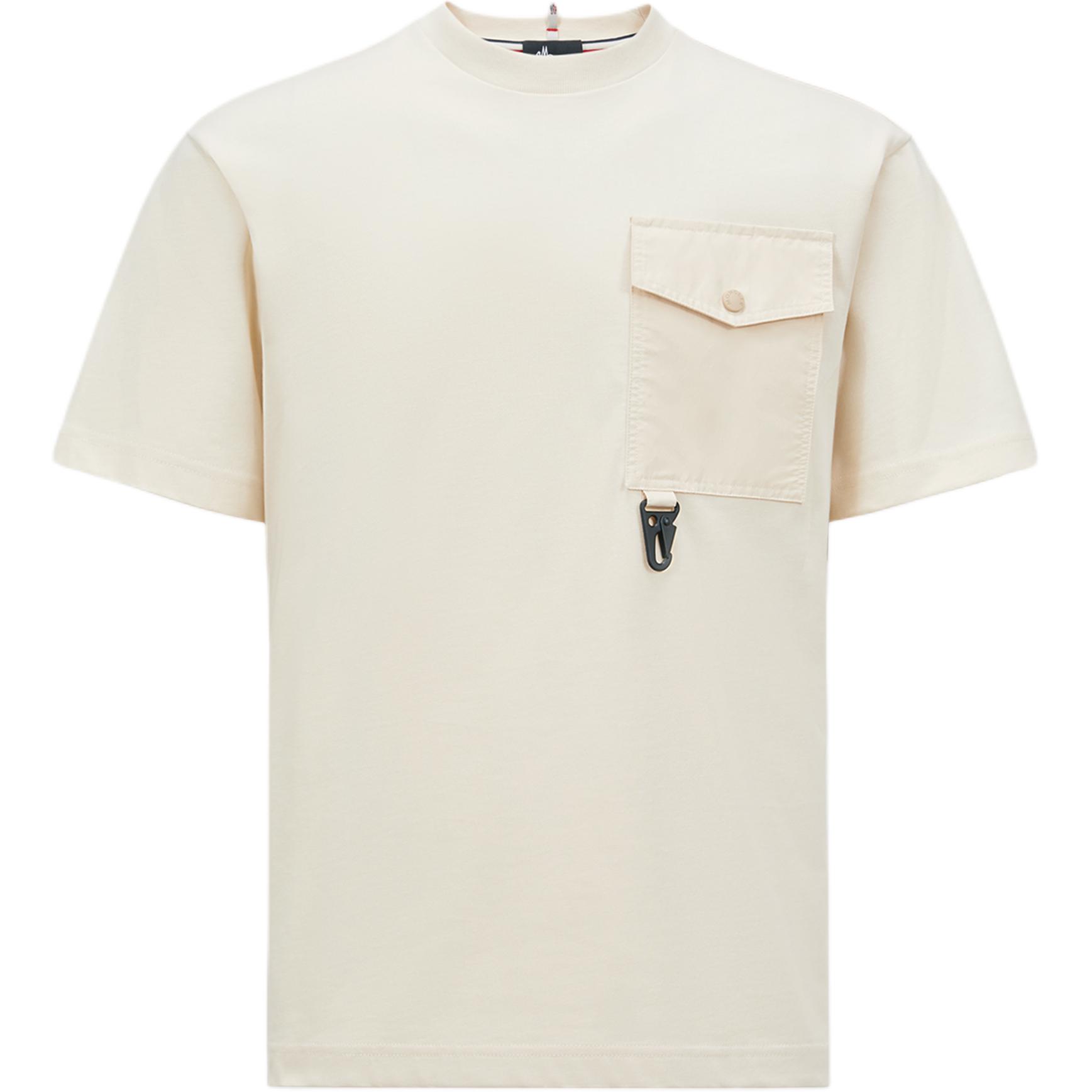 Мужская футболка Moncler Grenoble (белая)