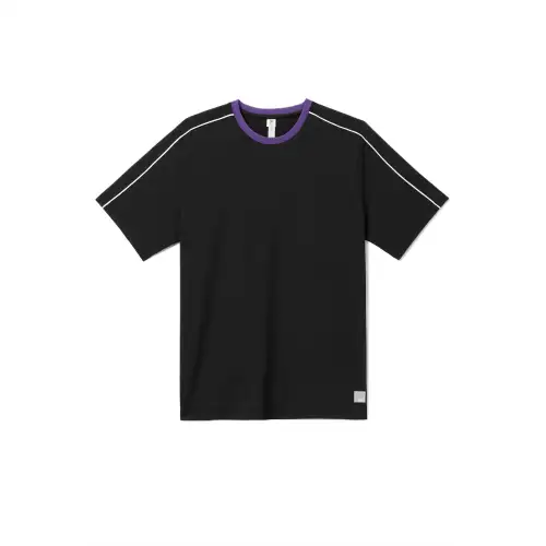 FILA Back Spin T Shirt Unisex Black