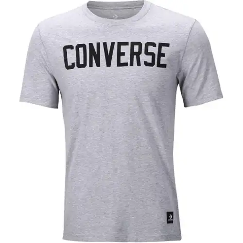 Converse T Shirts Men's White Crew Neck Moderate
