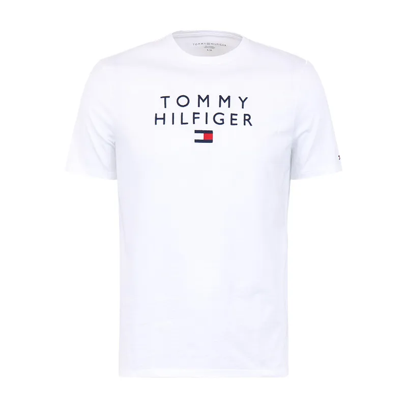 Tommy Hilfiger T-Shirts Men's Crew Neck Moderate Straight Fit