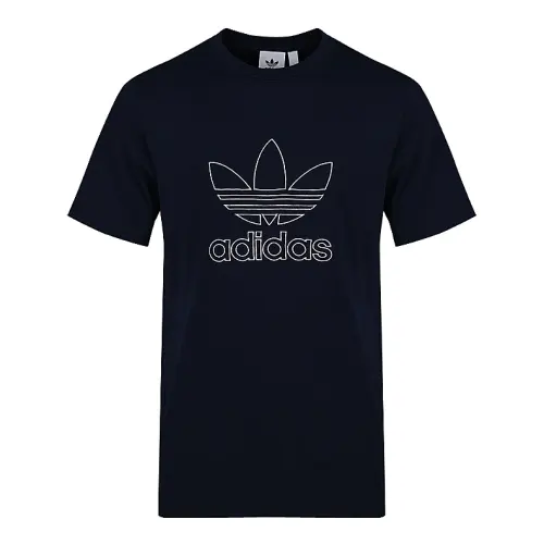 Adidas Originals Outline Tee T Shirt Men's Black