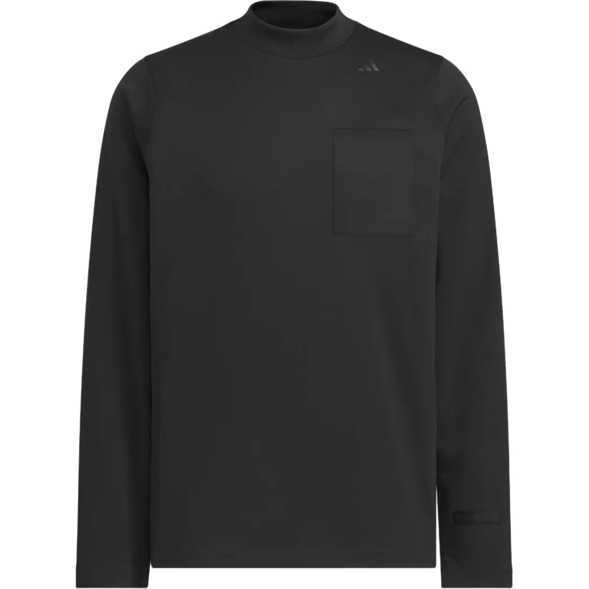 Adidas T-Shirts Men's Black Half-Turtleneck Moderate