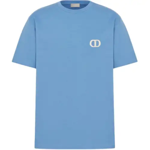 DIOR Homme Logo Detailed Crewneck T Shirt