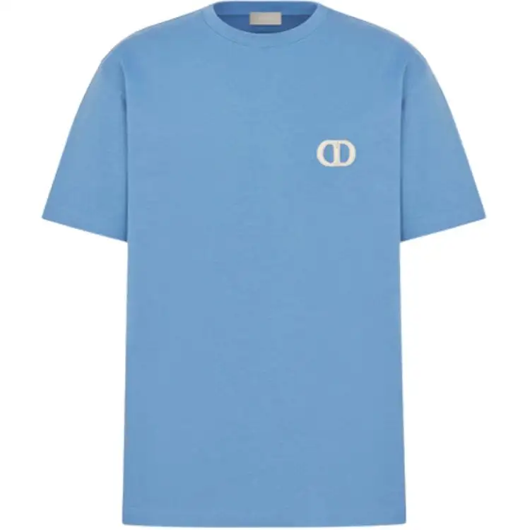 DIOR Homme Logo Detailed Crewneck T Shirt