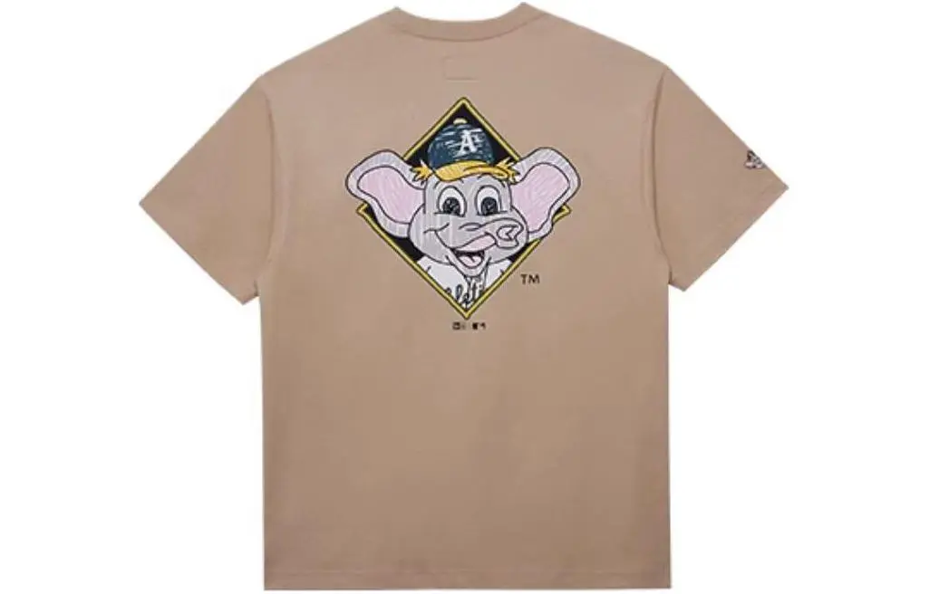 New Era x MLB College Renewal Series SS24 Auckland Team T Shirt Men's Khaki