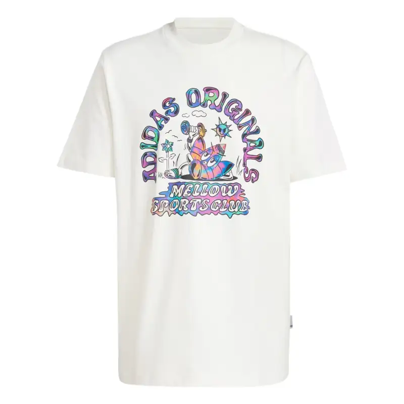 Adidas Originals Tie Dyed T Shirt Men's Ecru