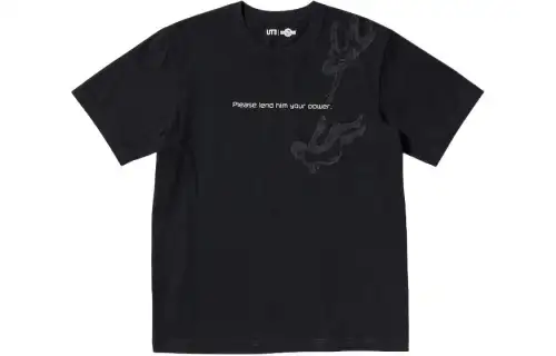 UNIQLO The Legend Of Zelda Co Branded T Shirts Unisex Black Crew Neck Moderate Straight Fit