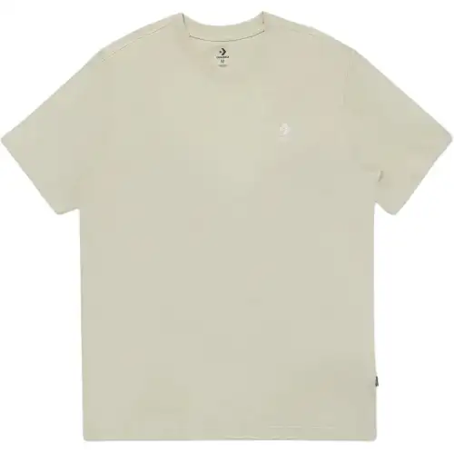 Converse Go to Embroidered Star Chevron T Shirt Unisex Beige