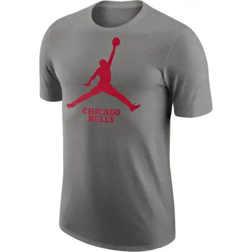 Jordan x NBA Chicago BullsEssentials T Shirt Men's Dark Gray Heather