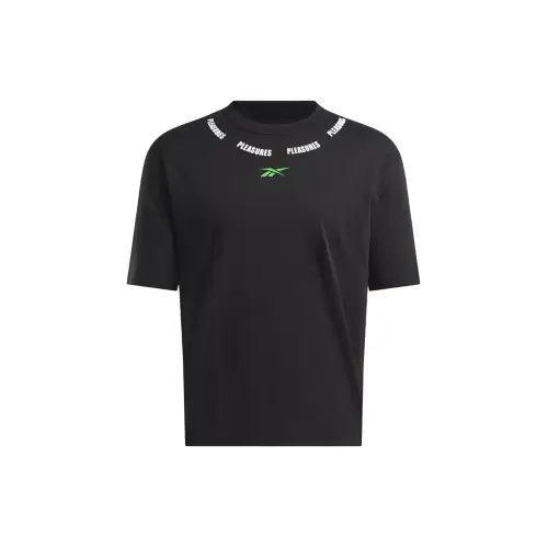 Reebok PLEASURES Collaboration SS24 T Shirt Unisex Black