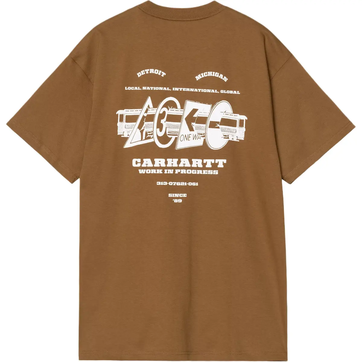 Carhartt WIP FW24 S/S Runaway T Shirt T Shirt Unisex Brown