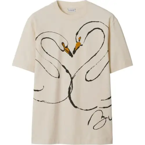 Burberry T Shirt Men's Almond Beige