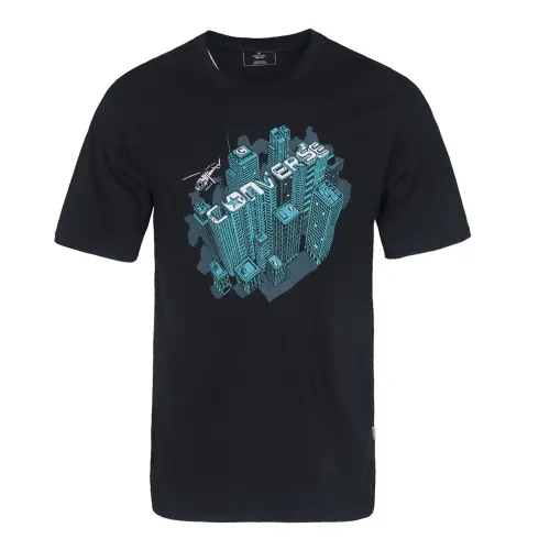 Converse Graphic T Shirt Men's Black
