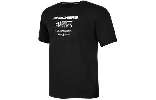 Skechers SS24 T Shirt Men's Carbon Black