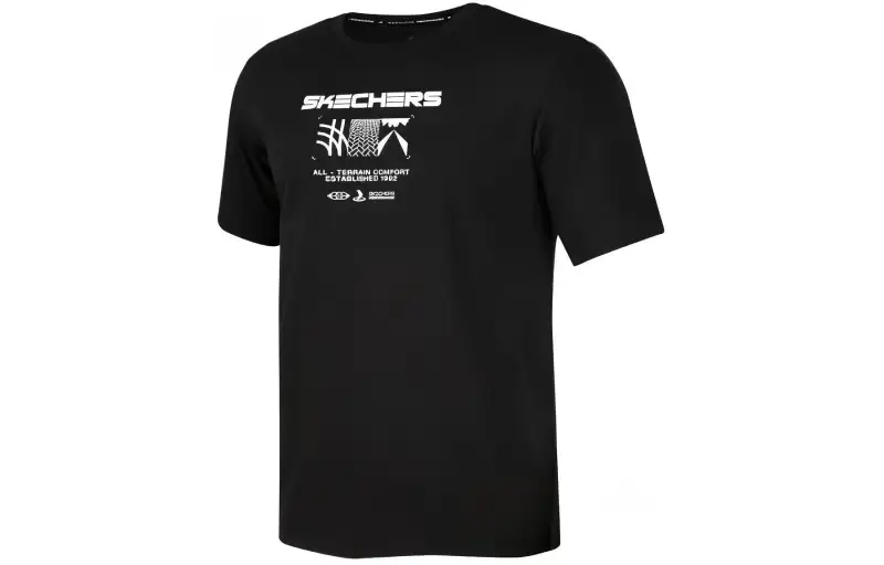 Skechers SS24 T Shirt Men's Carbon Black