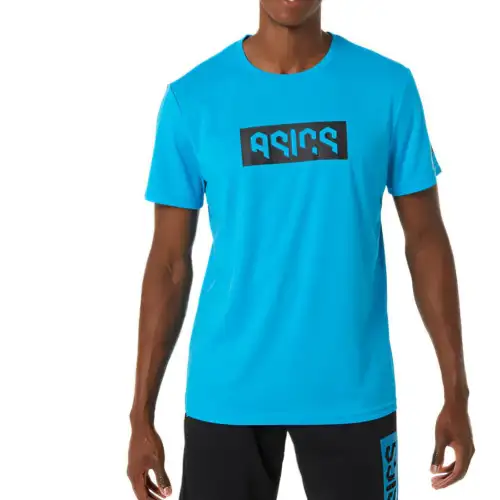 Asics T Shirt Men's Island Blue