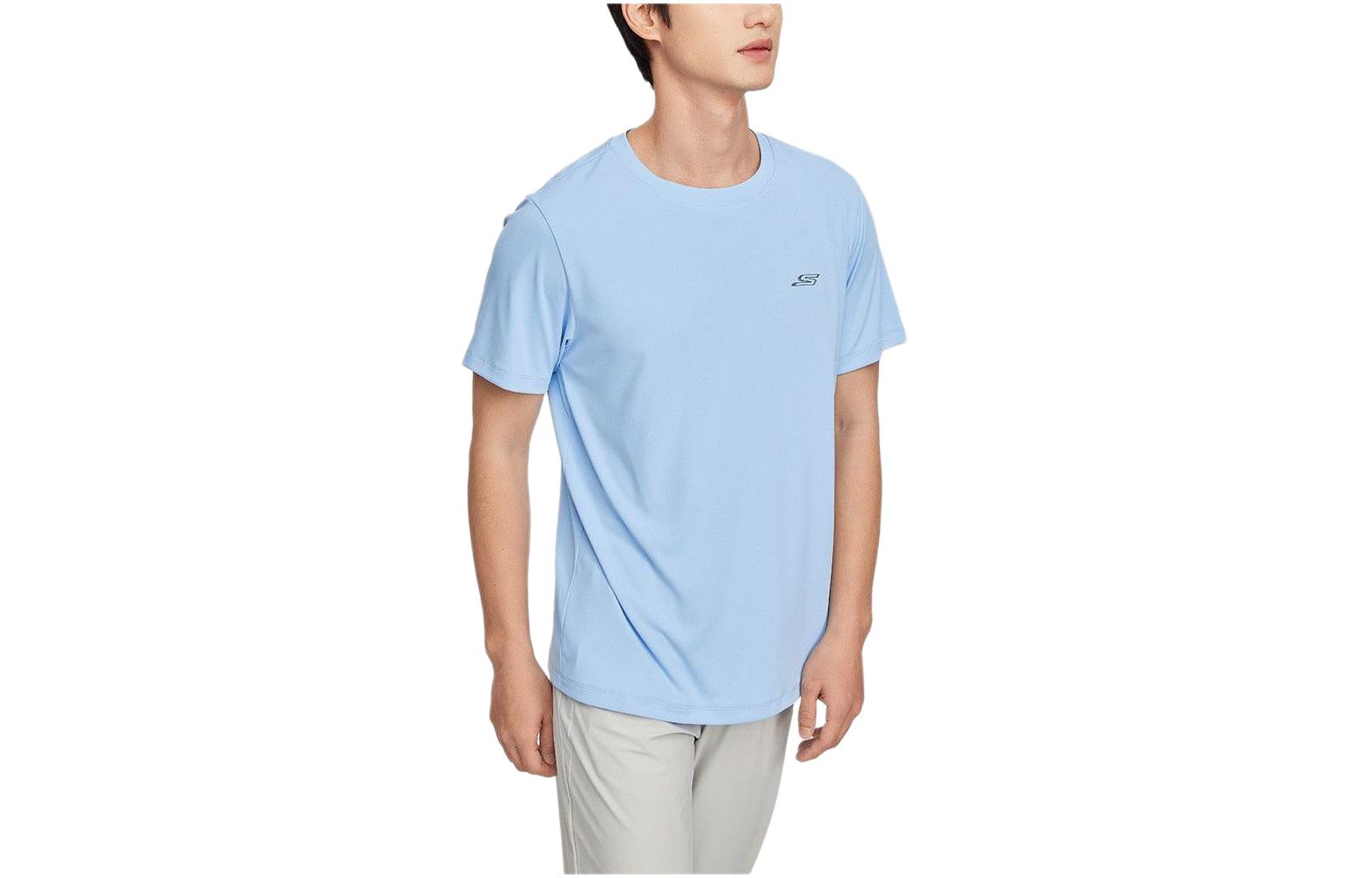 Skechers T Shirt Men's Cerulean Sky