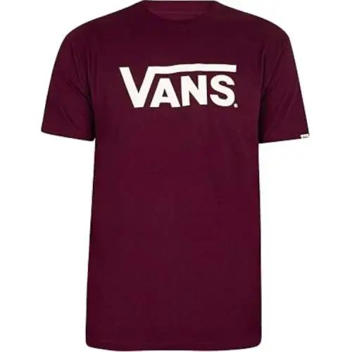Vans T Shirts Men's Red Crew Neck